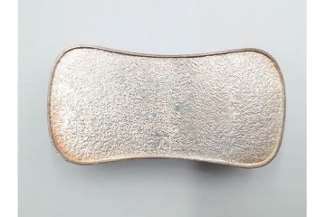 SILVER99%(銀製)　七宝焼(エナメル)　紫地に青い草花文様が映える小物入れ　(R-088298)
