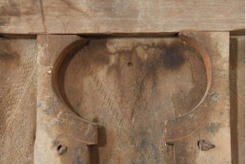 モロッコアンティーク建具　1900年から1930年頃　重厚　異国情緒あふれるプリミティブな門扉1枚　(R-088310)