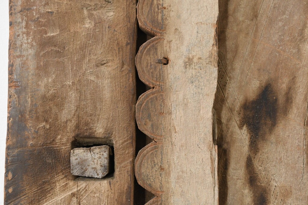モロッコアンティーク建具　1900年から1930年頃　重厚　異国情緒あふれるプリミティブな門扉1枚　(R-088310)
