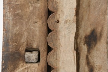 モロッコアンティーク建具　1900年から1930年頃　重厚　異国情緒あふれるプリミティブな門扉1枚　(R-088310)