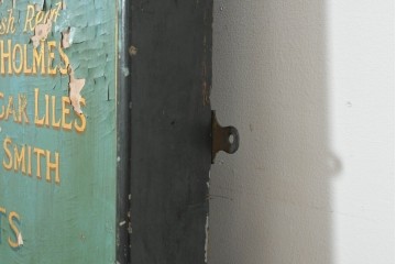 イギリスアンティーク　第26Middlesex Cyclist Vols.　歴代幹部名簿が記された木製看板　(R-088312)