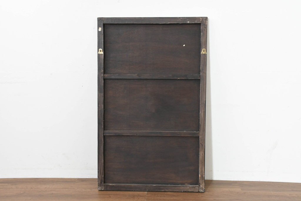 中古　中国　李白の名詩をあしらった壁掛けインテリアパネル　(R-088314)