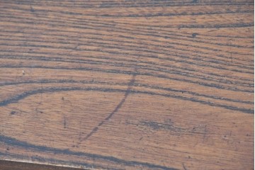 和製アンティーク　上手物　杢目の良い三方欅(ケヤキ)材の関東時代箪笥　(R-088319)