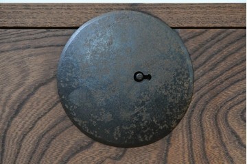 和製アンティーク　上手物　杢目の良い三方欅(ケヤキ)材の関東時代箪笥サイドボード　(R-088321)