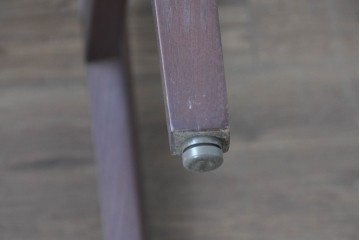 新古　展示品　超美品　特注品　チェック柄ファブリック座面のカウンターチェア　制作費約8万円　(R-088326)