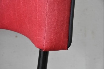 新古　展示品　超美品　特注品　棚付きダイニングチェア2脚セット　制作費2脚で約14万円　(R-088327)
