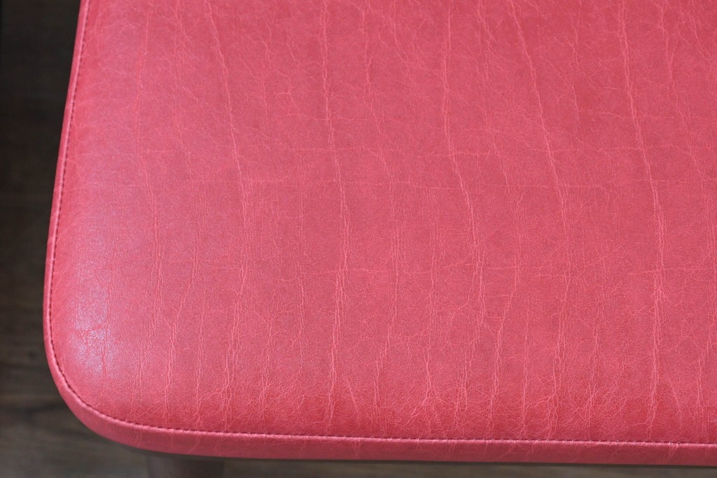 新古　展示品　超美品　特注品　棚付きダイニングチェア2脚セット　制作費2脚で約14万円　(R-088327)