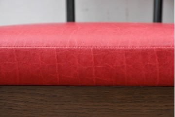 新古　展示品　超美品　特注品　棚付きダイニングチェア2脚セット　制作費2脚で約14万円　(R-088327)
