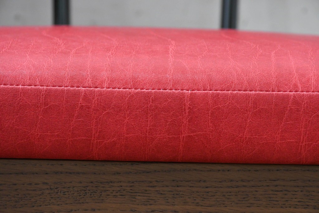 新古　展示品　超美品　特注品　棚付きダイニングチェア2脚セット　制作費2脚で約14万円　(R-088327)