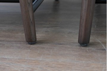 新古　展示品　超美品　特注品　棚付きダイニングチェア2脚セット　制作費2脚で約14万円　(R-088327)