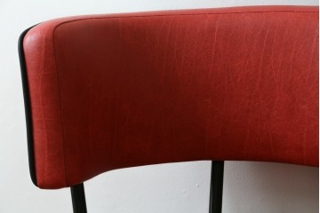 新古　展示品　超美品　特注品　棚付きダイニングチェア2脚セット　制作費2脚で約14万円　(R-088327)
