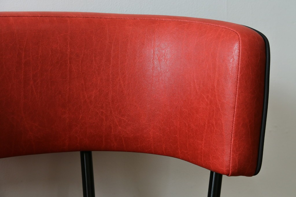 新古　展示品　超美品　特注品　棚付きダイニングチェア2脚セット　制作費2脚で約14万円　(R-088327)