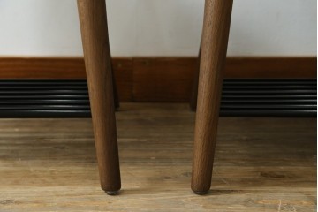 新古　展示品　超美品　特注品　棚付きダイニングチェア2脚セット　制作費2脚で約14万円　(R-088327)