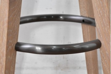 新古　展示品　美品　カラフルな柄の座面が印象的なハイスツール　制作費約10万円　(R-088342)