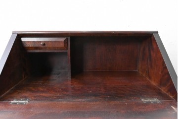 中古　松本民芸家具　#60型　落ち着いた木色と端正なデザインが魅力のライティングビューロー　定価約36万円　(R-088343)