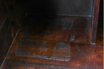 中古　松本民芸家具　#60型　落ち着いた木色と端正なデザインが魅力のライティングビューロー　定価約36万円　(R-088343)