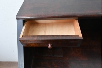 中古　松本民芸家具　#60型　落ち着いた木色と端正なデザインが魅力のライティングビューロー　定価約36万円　(R-088343)