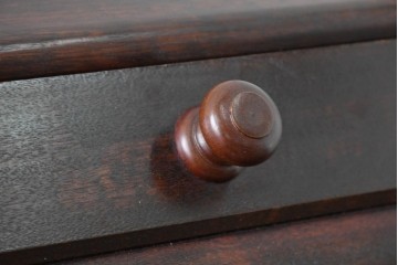 中古　松本民芸家具　#60型　落ち着いた木色と端正なデザインが魅力のライティングビューロー　定価約36万円　(R-088343)