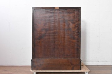 中古　松本民芸家具　#60型　落ち着いた木色と端正なデザインが魅力のライティングビューロー　定価約36万円　(R-088343)