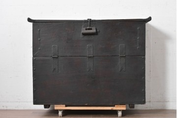 韓国ヴィンテージ　李朝家具　素朴ながらも存在感のあるアンティーク調のバンダチ　(R-088347)
