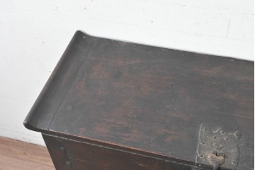 韓国ヴィンテージ　李朝家具　素朴ながらも存在感のあるアンティーク調のバンダチ　(R-088347)
