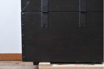 韓国ヴィンテージ　李朝家具　素朴ながらも存在感のあるアンティーク調のバンダチ　(R-088347)