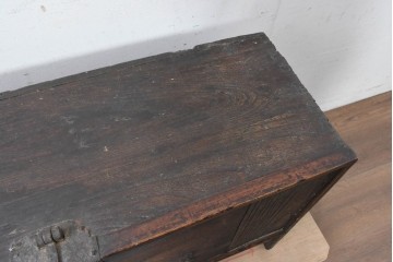 韓国アンティーク　李朝家具　ローボードとしてもおすすめな低めのバンダチ　(R-088348)