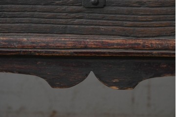 韓国アンティーク　李朝家具　ローボードとしてもおすすめな低めのバンダチ　(R-088348)