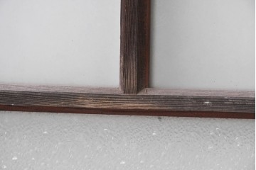 アンティーク建具　昭和初期から昭和中期　大正ロマンの雰囲気をまとった窓2枚セット　(R-088349)