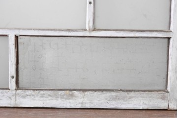 アンティーク建具　昭和初期　大正ロマンの雰囲気漂う窓2枚セット　(R-088350)