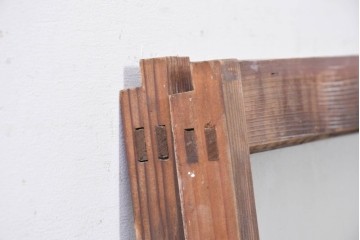 アンティーク建具　昭和初期　大正ロマンの雰囲気漂う窓2枚セット　(R-088350)