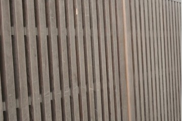 和製アンティーク　希少!!　古い蔵のニ階床に使われていたすのこ床2枚セット　(R-088358)