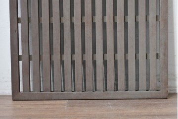 和製アンティーク　希少!!　古い蔵のニ階床に使われていたすのこ床1枚　(R-088359)