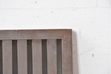 和製アンティーク　希少!!　古い蔵のニ階床に使われていたすのこ床1枚　(R-088359)