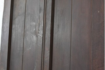 イギリスアンティーク建具　1900年頃　オーク材　長い歳月が刻んだ風合い豊かな大型ドア1枚　(R-088376)