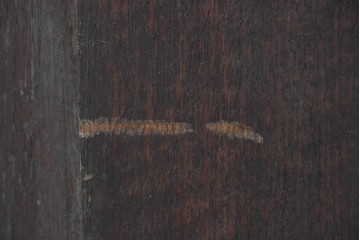 イギリスアンティーク建具　1900年頃　オーク材　長い歳月が刻んだ風合い豊かな大型ドア1枚　(R-088376)