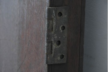 イギリスアンティーク建具　1900年頃　オーク材　長い歳月が刻んだ風合い豊かな大型ドア1枚　(R-088376)
