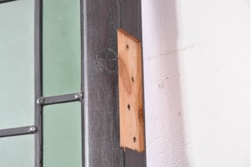 アンティーク建具　イギリス　洗礼者聖ヨハネを描いた古い教会のステンドグラス窓1枚　(R-088382)