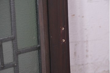 アンティーク建具　イギリス　洗礼者聖ヨハネを描いた古い教会のステンドグラス窓1枚　(R-088382)