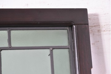 アンティーク建具　イギリス　聖フィリポと聖ジェームズを描いた古い教会のステンドグラス窓1枚　(R-088383)