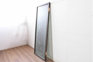 アンティーク建具　イギリス　聖ステパノ(聖ステファン)を描いた古い教会のステンドグラス窓1枚　(R-088384)