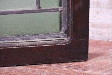 アンティーク建具　イギリス　聖マティアを描いた古い教会のステンドグラス窓1枚　(R-088386)