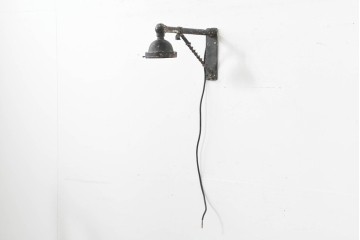 《簡易リペア限定品》イギリスヴィンテージ　インダストリアルな雰囲気のウォールライトブラケット　(R-088404)