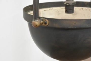 アンティーク照明　イギリス　バーで使われていた真鍮製吊り下げ間接照明　(R-088421)