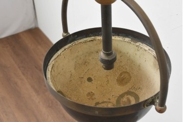 アンティーク照明　イギリス　バーで使われていた真鍮製吊り下げ間接照明　(R-088428)