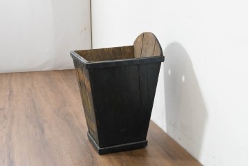 【簡易リペア限定品】　イギリスアンティーク　1920年頃　著名工房ペイント品　ワイン産地を描いた木製傘立て　(R-088429)