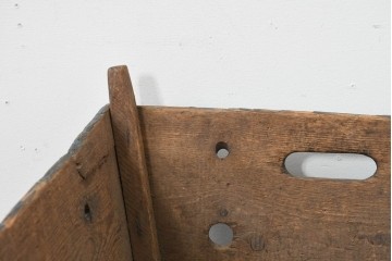 【簡易リペア限定品】　イギリスアンティーク　1920年頃　著名工房ペイント品　広告看板風の葡萄図が目を引く傘立て　(R-088430)