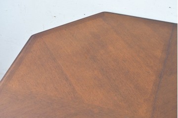 中古　maruni(マルニ木工)　地中海シリーズ　優雅な八角形天板と伸長式が魅力のクラシカルなエクステンションテーブル　(R-088455)