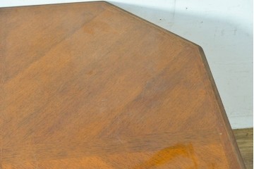 中古　maruni(マルニ木工)　地中海シリーズ　優雅な八角形天板と伸長式が魅力のクラシカルなエクステンションテーブル　(R-088455)