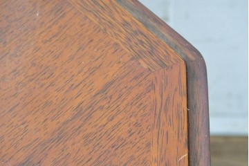 中古　maruni(マルニ木工)　地中海シリーズ　優雅な八角形天板と伸長式が魅力のクラシカルなエクステンションテーブル　(R-088455)
